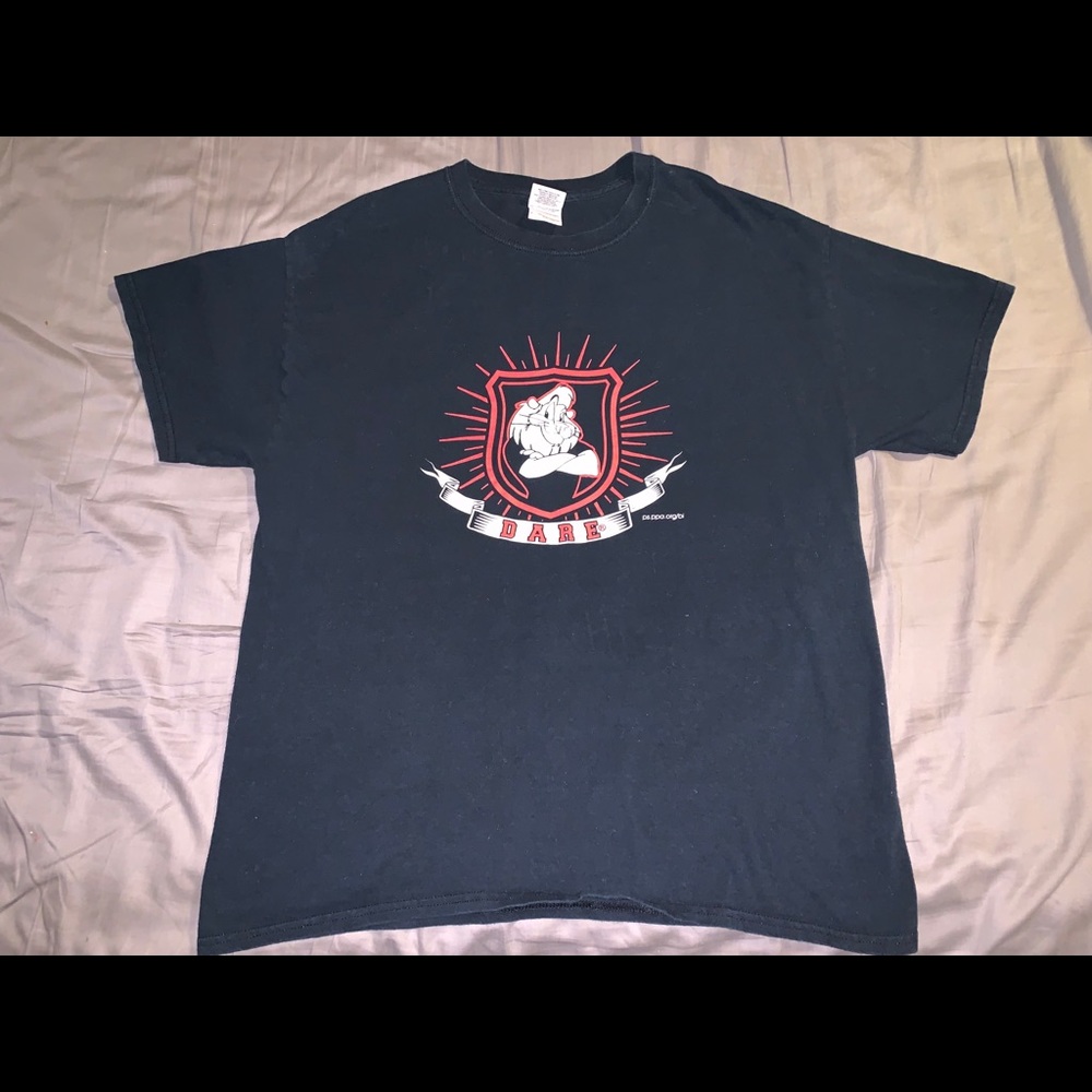 DARE TO RESIST DRUGS AND VIOLENCE T-SHIRT